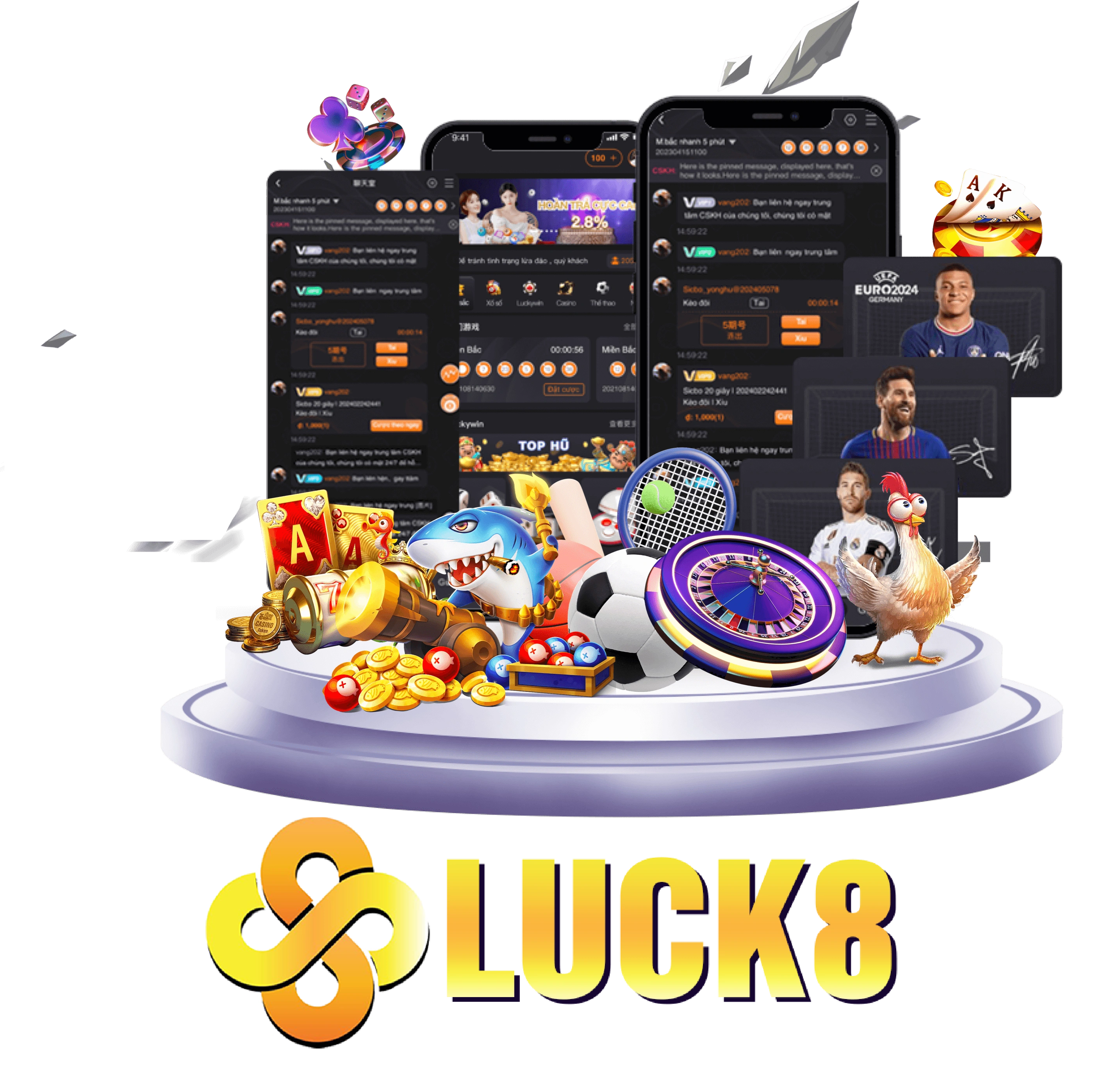 Dịch vụ ứng dụng Luck8 trên thiết bị di động
